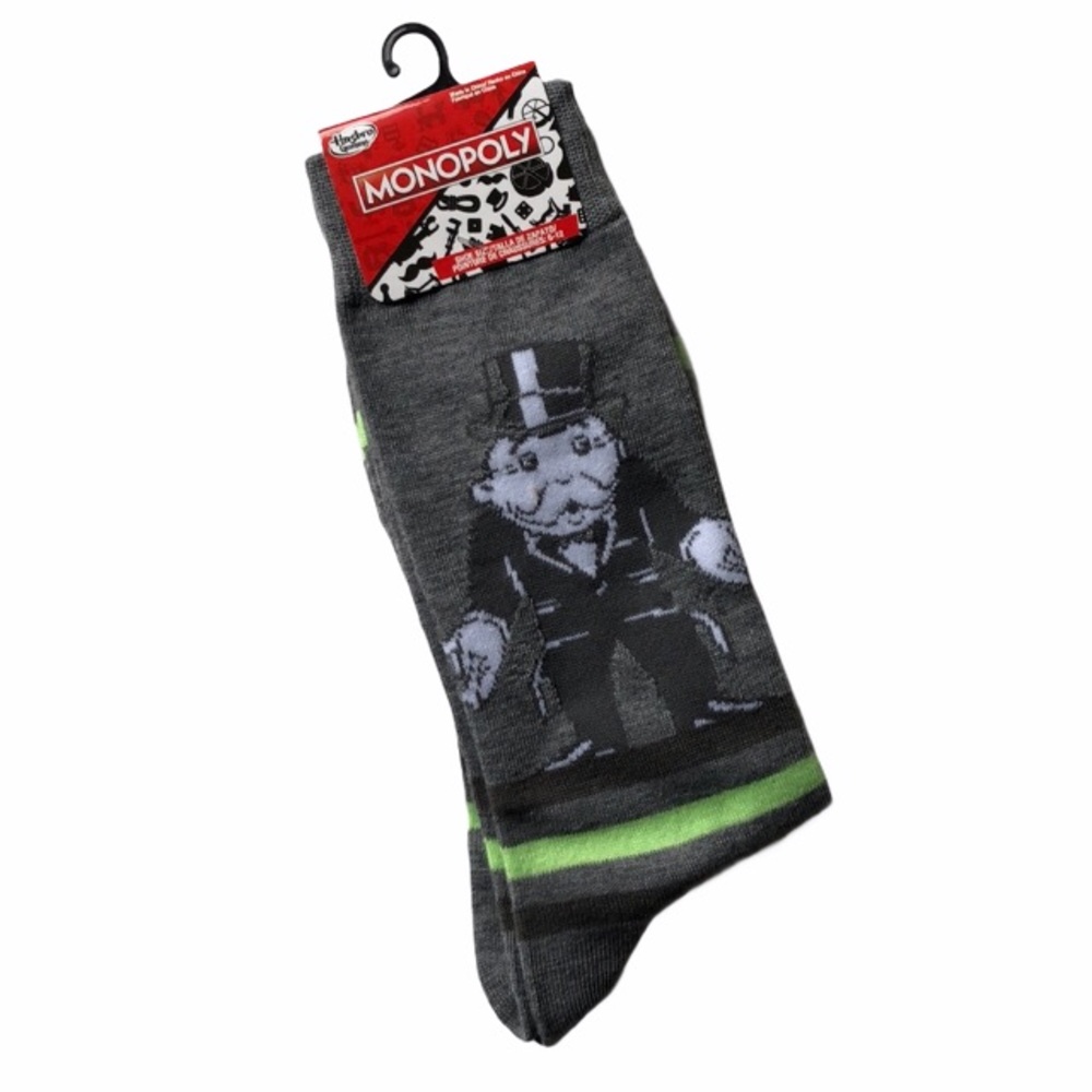 Monopoly “Bankrupt” Banker socks Fits shoe 6-12
